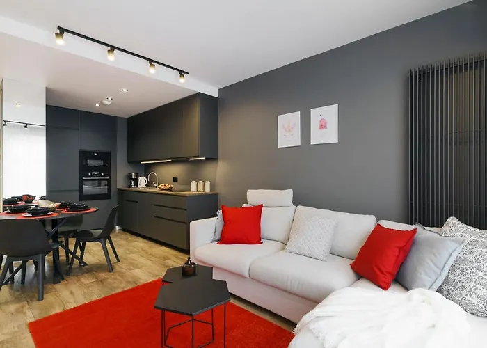 아파트 Homely Place Serce Poznania - Stary Rynek - Parking 포즈난